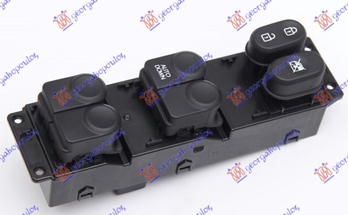 PREKIDAC U PREDNJIM VRATIMA (4 TASTERA) (CENTRALNO ZAKLJUCAVANJE) (16 PIN) HYUNDAI ACCENT 2014-2018 (EXPORT TYPE)