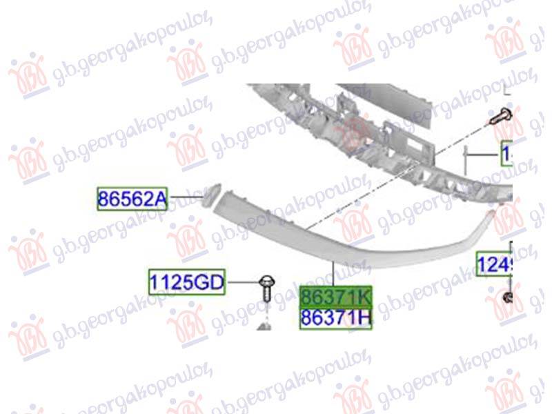 LAJSNA PVC MASKE BOCNA 24- (ORIGINALNI) HYUNDAI IONIQ 5 2021- (NE)