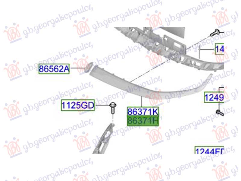 LAJSNA PVC MASKE BOCNA 24- (ORIGINALNI) HYUNDAI IONIQ 5 2021- (NE)