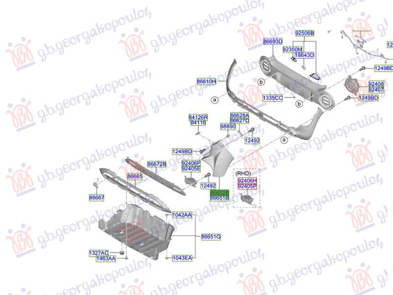 KRAJ ZADNJEG BRANIKA (ORIGINALNI) HYUNDAI INSTER 2024- (AX1)