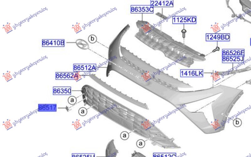 POKLOPAC KUKE PRENDJEG BRANIKA (ORIGINALNI) HYUNDAI BAYON 2021-2024 (BC3)