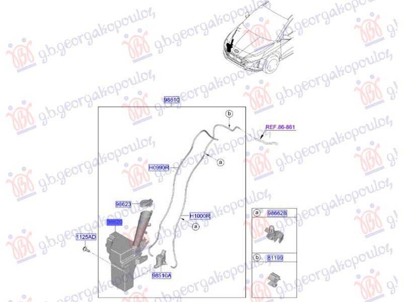 POSUDA TATECNOST BRISACA (ORIGINALNI) HYUNDAI BAYON 2021-2024 (BC3)