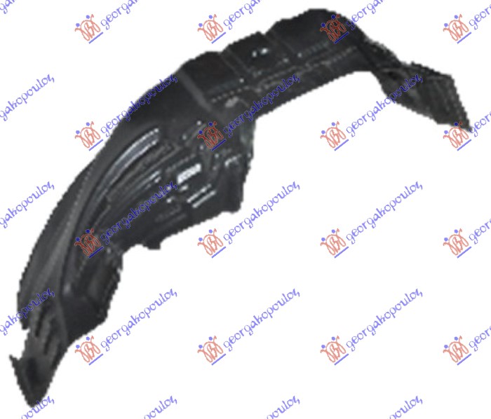 ZADNJE POTKRILO PLASTICNO (4WD) ISUZU P/U D-MAX 2016-2020 (TFR/TFS)