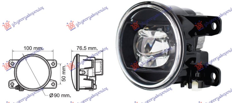 MAGLENKA LED (TAJLAND) ISUZU P/U D-MAX 2020-2024 (TFR/TFS)