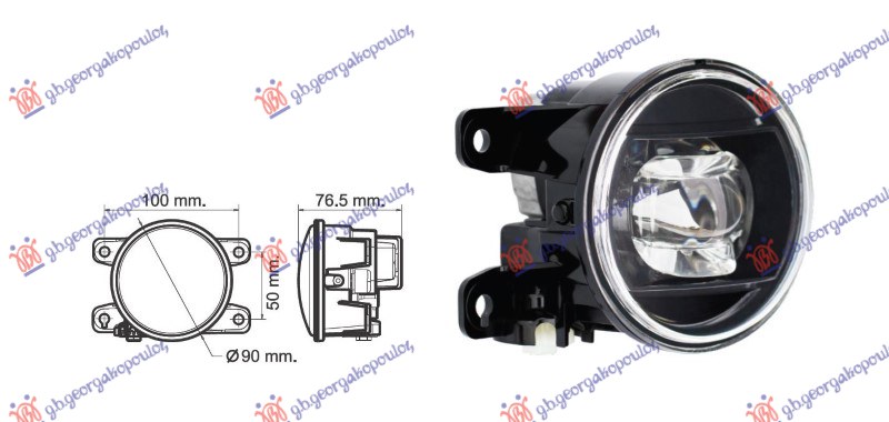 MAGLENKA LED (TAJLAND) ISUZU P/U D-MAX 2020-2024 (TFR/TFS)