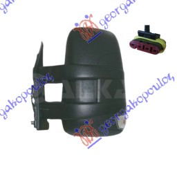 RETROVIZOR ELEKTRICNI SA GREJACEM DUGI (MIGAVAC W16W) (STAKLO MRTVOG UGLA) (SENZOR) (7+4 PIN) (KONVEKSNO STAKLO) IVECO DAILY 2011-2014