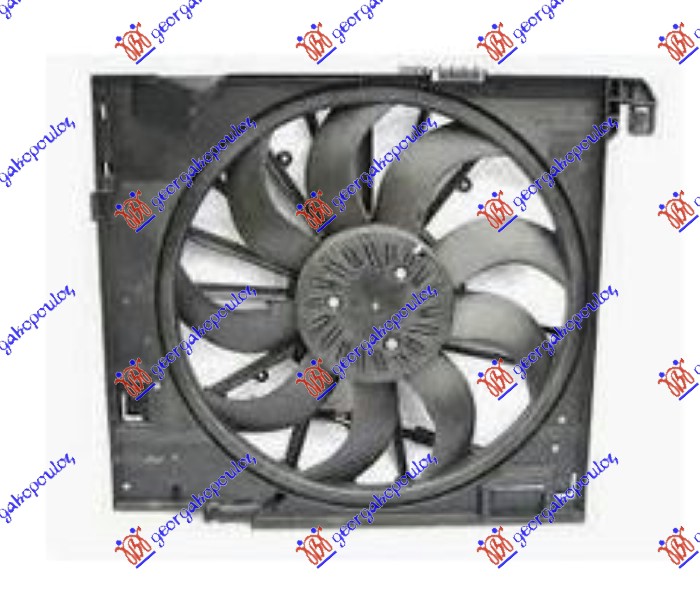 VENTILATOR KOMPLET (3.0 DIZEL) JAGUAR XF 2008-2015 (X250)