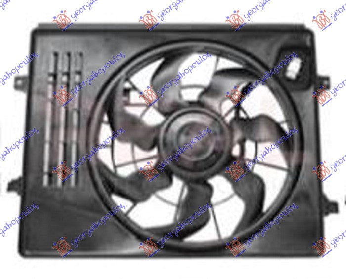 VENTILATOR KOMPLET (1.6/2.0 Gdi BENZIN) (3 PIN) KIA CARENS 2013- (UN)
