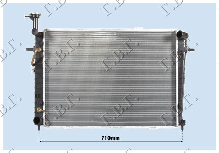 HLADNJAK MOTORA 2.0 16V (+/-AC) (64x46.2) (MAN) KIA SPORTAGE 2008-2010 (SL)