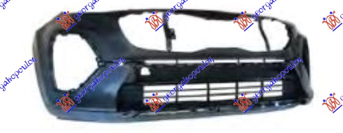 PREDNJI BRANIK (SA INTEGRISANOM RESETKOM I SPOJLEROM) KIA SPORTAGE 2018-2022 (QL/QLE)