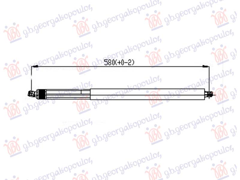 AMORTIZER GEPEK VRATA KIA SPORTAGE 2022-2025 (POTPORNI) (NQ5)