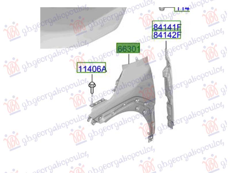 BLATOBRAN (ORIGINALNI) KIA EV3 2024-