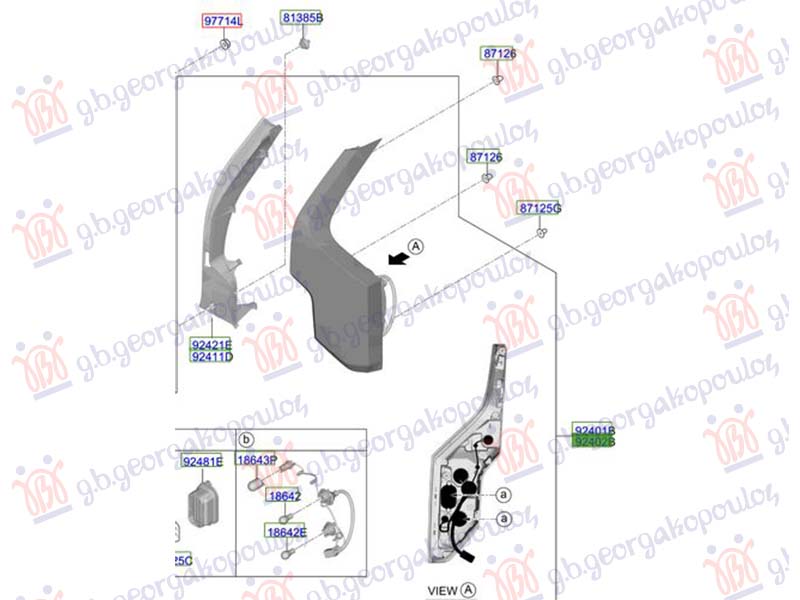 STOP LAMPA (ORIGINALNI) KIA EV3 2024-
