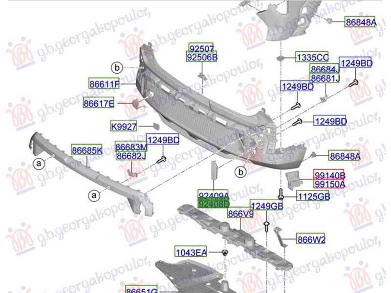 KATADIOPTER U ZADNJEM BRANIKU (ORIGINALNI) KIA EV3 2024-