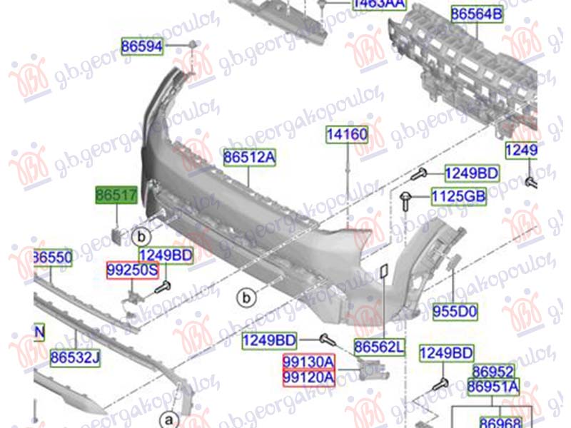 POKLOPAC KUKE PREDNJEG BRANIKA (ORIGINALNI) KIA EV3 2024-