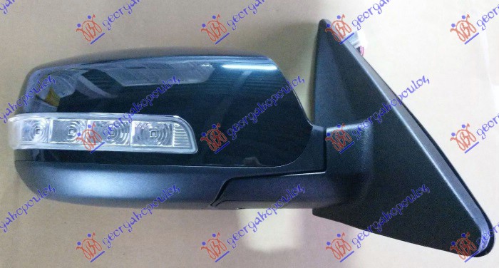 RETROVIZOR ELEKTRICNI SA GREJACEM (ELEKTRO-SKLOPIV) (MIGAVAC) (KONVEKSNO STAKLO) KIA SORENTO 2009-2012 (XM)