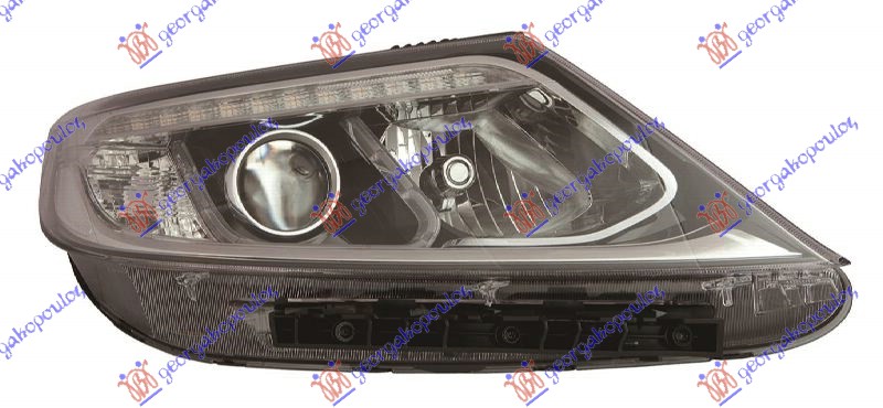 FAR ELEKTRICNI (H7/H7) SA LED DNEVNIM SVETLOM (DEPO) KIA SORENTO 2012-2014 (XM)