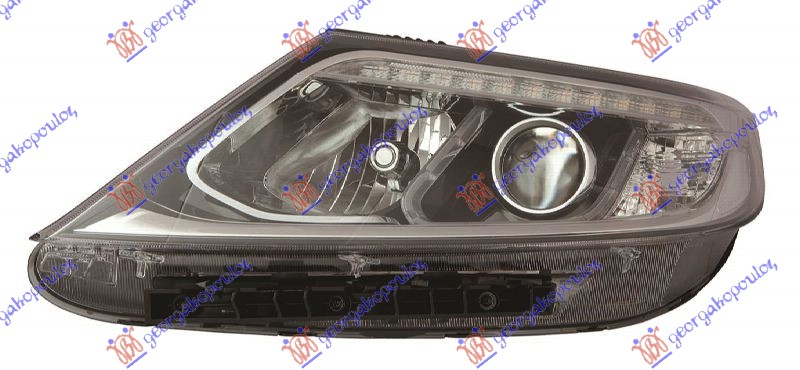 FAR ELEKTRICNI (H7/H7) SA LED DNEVNIM SVETLOM (DEPO) KIA SORENTO 2012-2014 (XM)