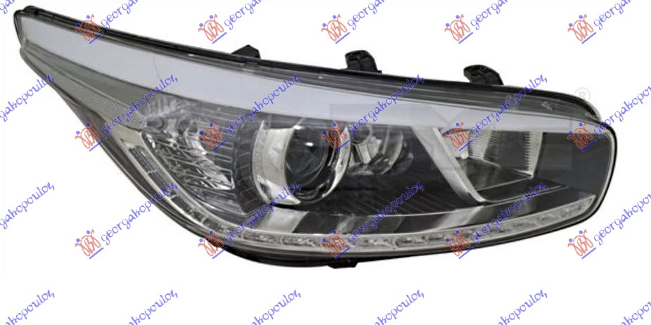 FAR ELEKTRICNI (H7/H7/H7/LED) (SA AUTOMATSKIM BOCNIM SVETLOM & DNEVNIM SVETLOM LED) (SA MOTOROM) (DEPO) KIA CEED 5D 2013-2015 (ED)