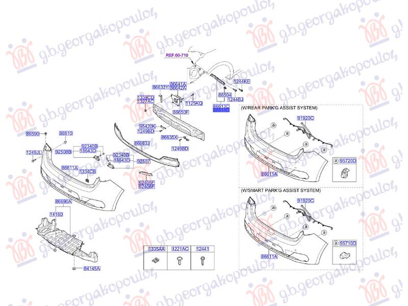NOSAC PREDNJEG BRANIKA BOCNI PLASTICNI (ORIGINALNI) KIA PROCEED 3D 2013-2015 (JD)