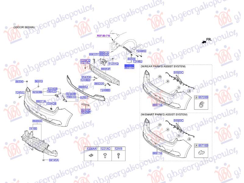 NOSAC PREDNJEG BRANIKA BOCNI PLASTICNI (ORIGINALNI) KIA PROCEED 3D 2013-2015 (JD)