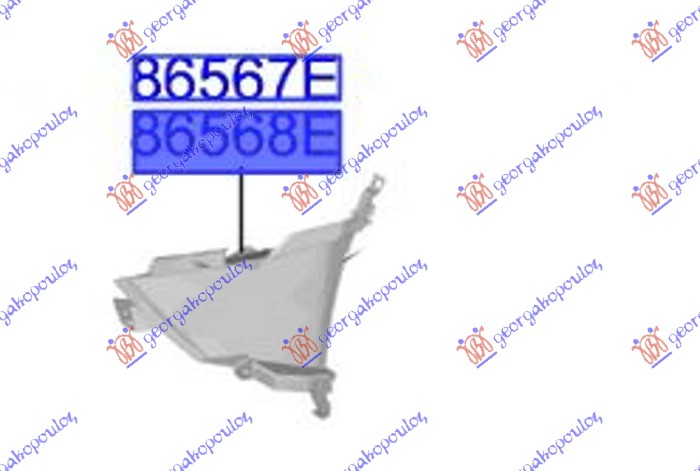 USMERIVAC VAZDUHA PREDNJEG BRANIKA (ORIGINALNI) KIA CEED SPORTSWAGON 2018-2021 (CD)