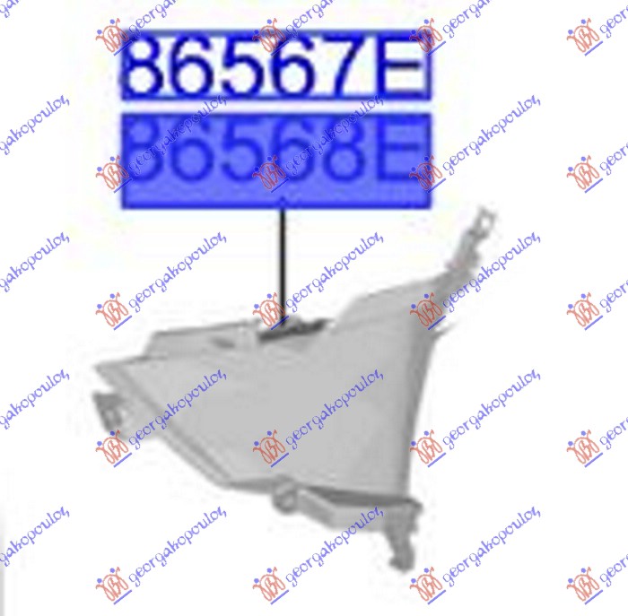 USMERIVAC VAZDUHA PREDNJEG BRANIKA (ORIGINALNI) KIA XCEED 2019-2022 (CD)