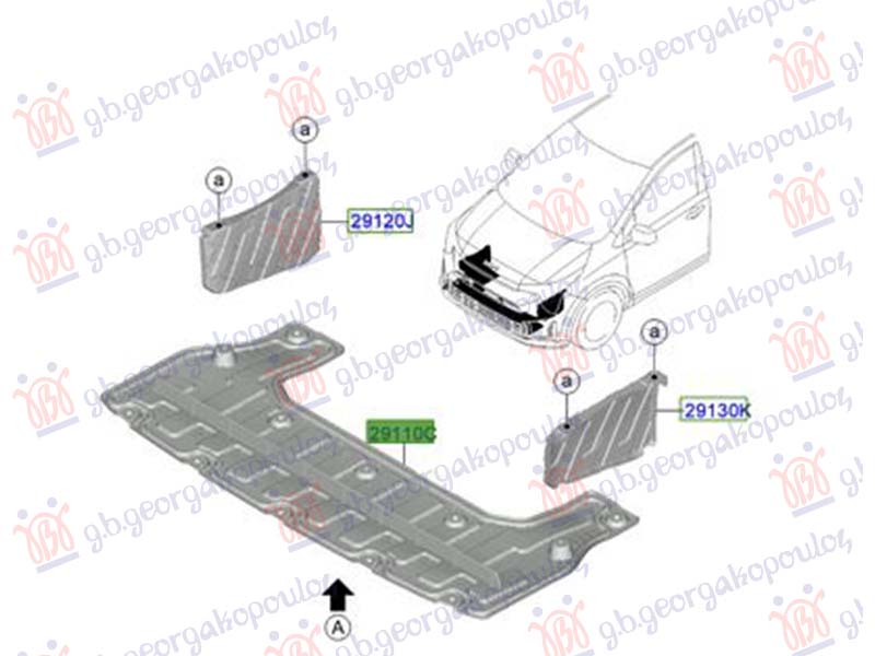 ZASTITA MOTORA PLASTICNA (ORIGINALNI) KIA PICANTO 2024- (JA)