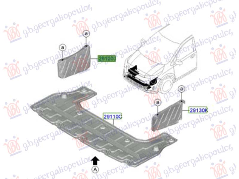ZASTITA MOTORA PLASTICNA (ORIGINALNI) KIA PICANTO 2024- (JA)
