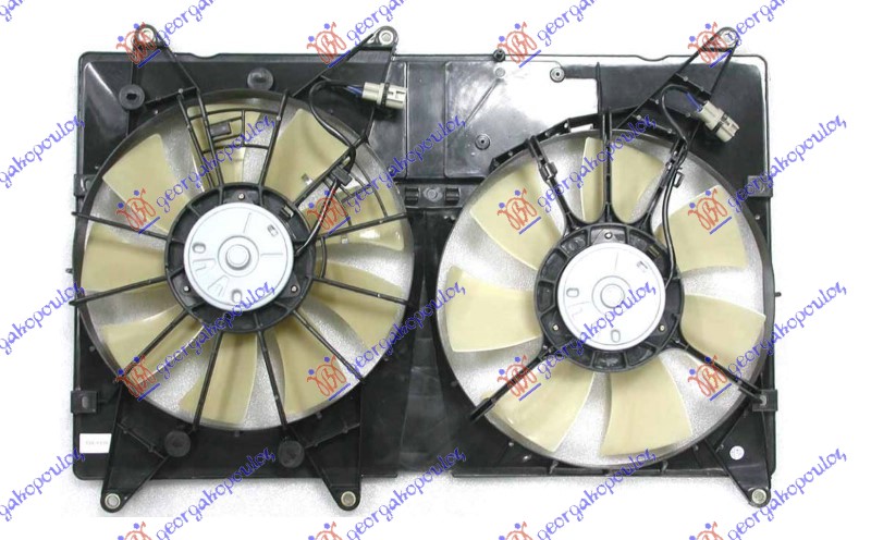 VENTILATOR (DUPLI) KOMPLET (3.0 BENZIN) (2+2 PIN) 00- LEXUS RX 1997-2003 (MCU15)