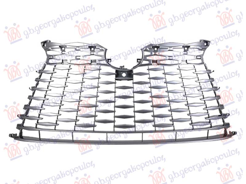 PVC MASKE DONJA SREBRNA (2 PDC SENZORA) (KAMERA) LEXUS RX 2023- (LA1/LH1)
