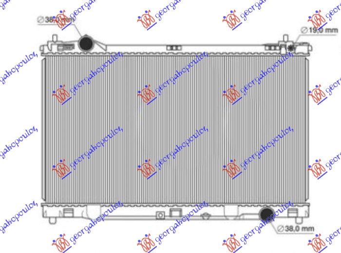 HLADNJAK MOTORA 2.0 VVTI BENZIN (AUTOMATSKI) (722x400) LEXUS IS III 2016-2021 (E3)