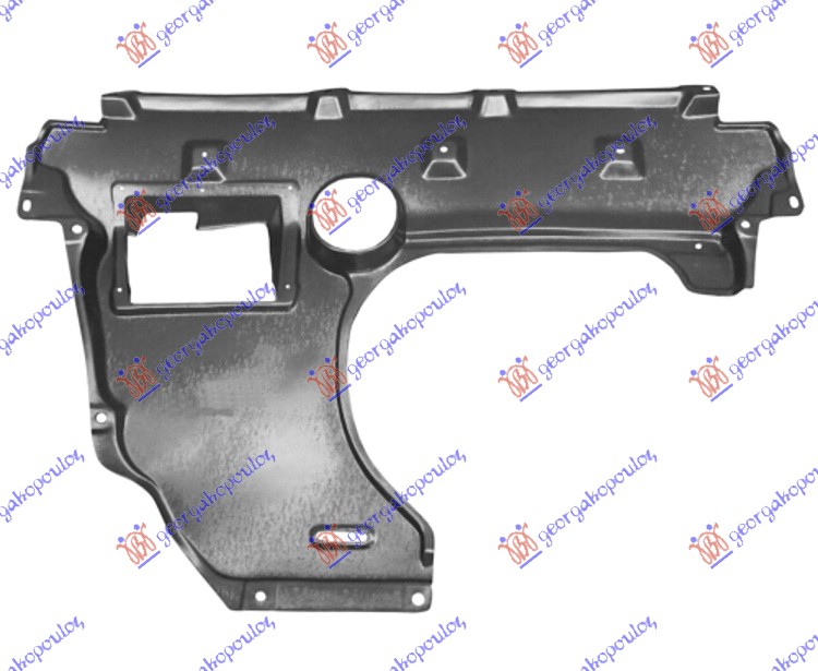 ZASTITA MOTORA ISPOD BRANIKA (F-SPORT) PLASTICNA LEXUS NX I 2017-2022 (Z1)