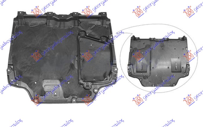 ZASTITA MOTORA PLASTICNA LEXUS UX 2019- (AA1/AH1/MA1)
