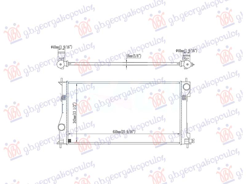HLADNJAK MOTORA 2.0 BENZIN SUBARU BRZ od 2012 (650x371) (VALEO) (ZN6/ZC6)
