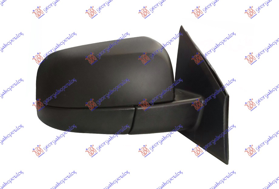RETROVIZOR ELEKTRICNI CRNI (A KVALITET) (KONVEKSNO STAKLO) MAZDA P/U 2/4WD BT-50 2013-2020 (CD/UN)