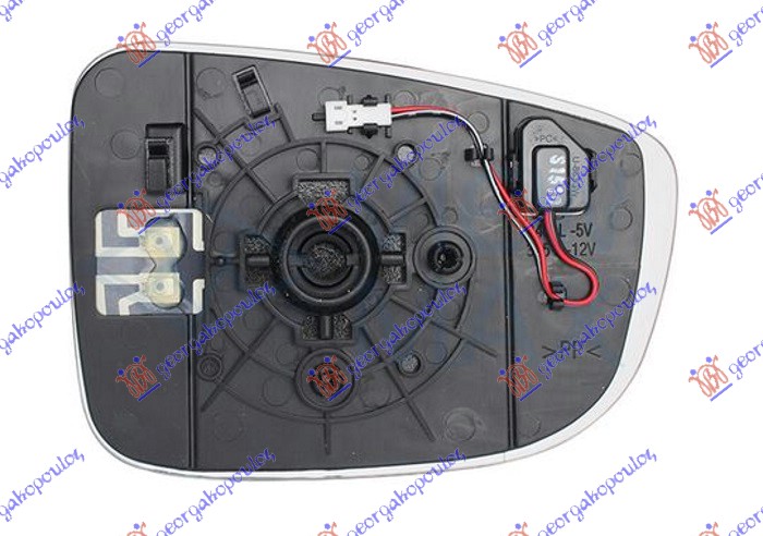 STAKLO RETROVIZORA SA GREJACEM (MRTAV UGAO) (ASFERICNO) MAZDA 3 SDN-H/B 2013-2016 (BM/BN)