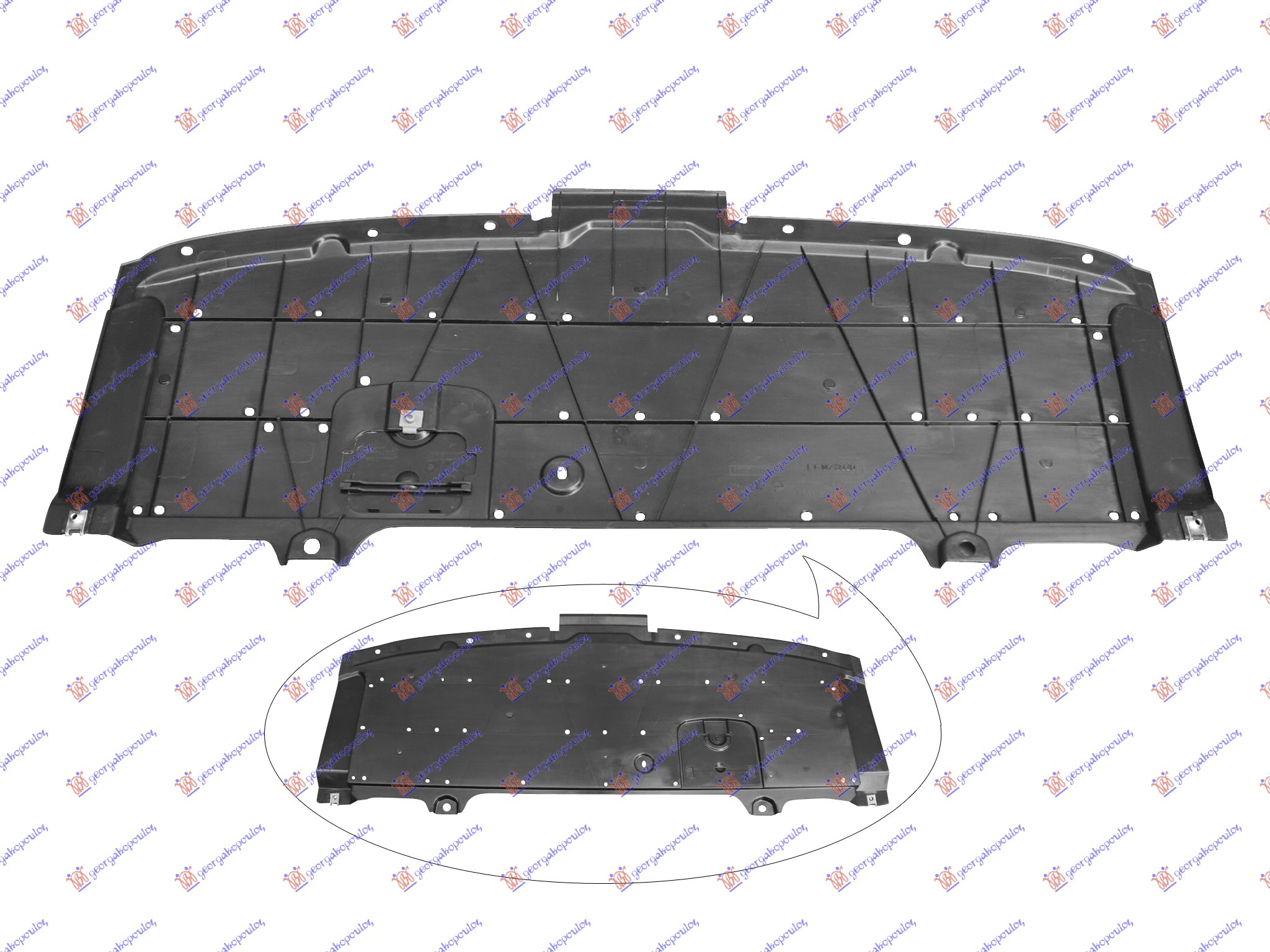 ZASTITA MOTORA (PREDNJI DEO) PLASTICNA MAZDA CX5 2017-2022 (KF)