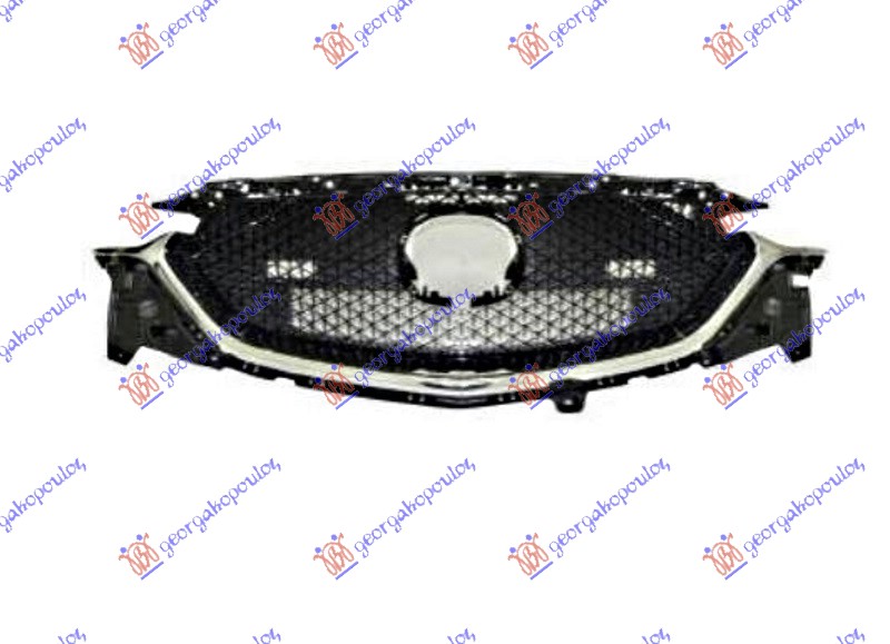 PVC MASKA KOMPLET (HROM LAJSNA) MAZDA CX5 2017-2022 (KF)