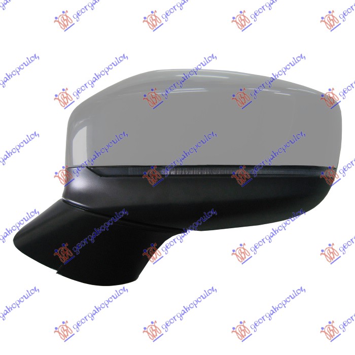 RETROVIZOR ELEKTRICNI SA GREJACEM PM (ELEKTRO-SKLOPIV) (MIGAVAC) (ASFERICNO STAKLO) MAZDA CX5 2017-2022 (KF)