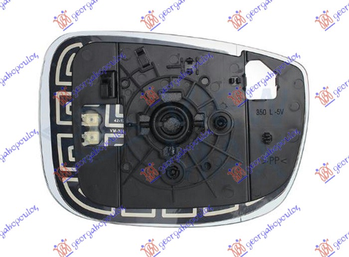 STAKLO RETROVIZORA SA GREJACEM (ASFERICNO) MAZDA CX5 2017-2022 (KF)