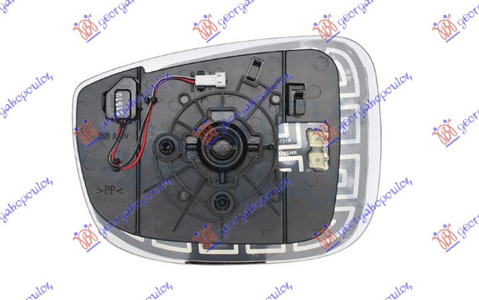 STAKLO RETROVIZORA SA GREJACEM (MRTAV UGAO) (KONVEKSNO) MAZDA CX5 2017-2022 (KF)