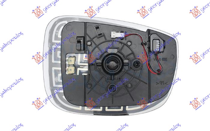 STAKLO RETROVIZORA SA GREJACEM (MRTAV UGAO) (KONVEKSNO) MAZDA CX5 2017-2022 (KF)