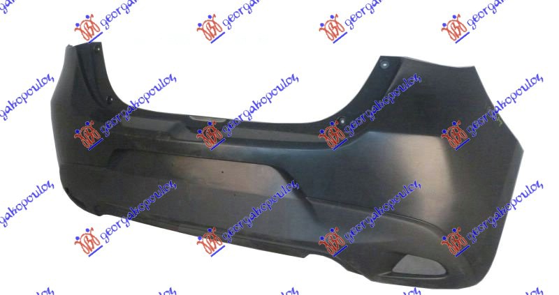 ZADNJI BRANIK (SA INTEGRISANIM SPOJLEROM) (SA OTVORIMA ZA KATADIOPTERE) (A KVALITET) MAZDA 2 2014-2020 (DL/DJ)