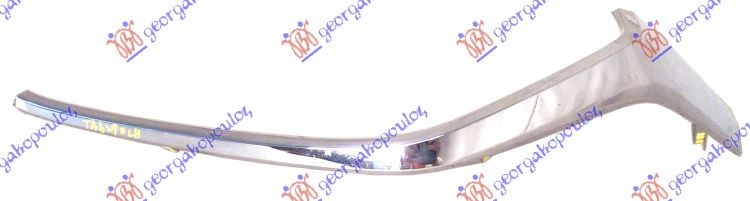 LAJSNA PVC MASKE HROM MAZDA 2 2014-2020 (DL/DJ)