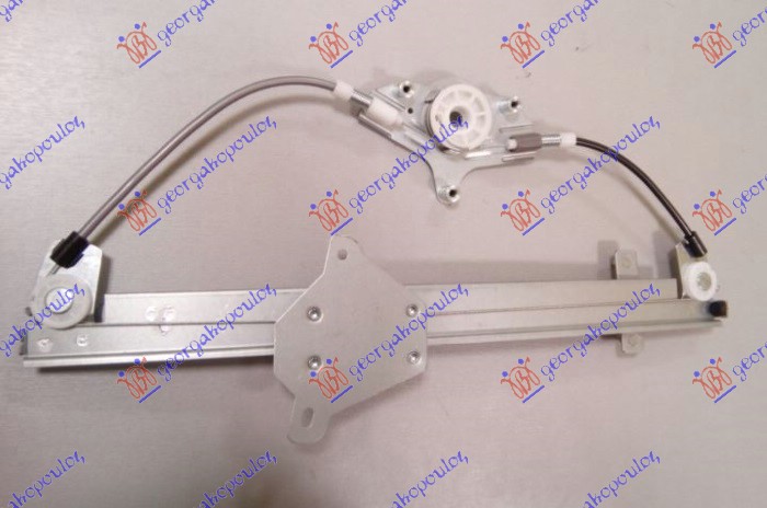 PODIZAC PREDNJEG PROZORA ELEKTRICNI (BEZ MOTORA) MAZDA 2 2014-2020 (DL/DJ)