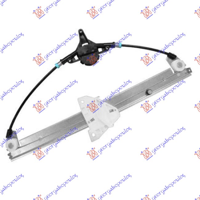 PODIZAC ZADNJEG PROZORA ELEKTRICNI (BEZ MOTORA) MAZDA 2 2014-2020 (DL/DJ)