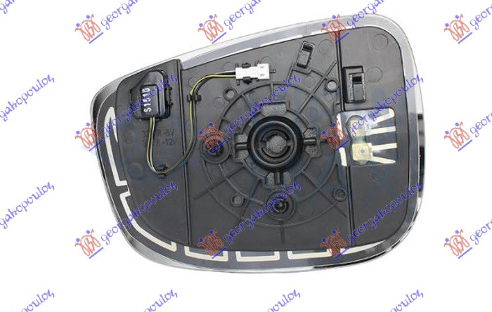 STAKLO RETROVIZORA SA GREJACEM (MRTAV UGAO) (KONVEKSNO) MAZDA CX5 2011-2017 (KE/GH/KF)