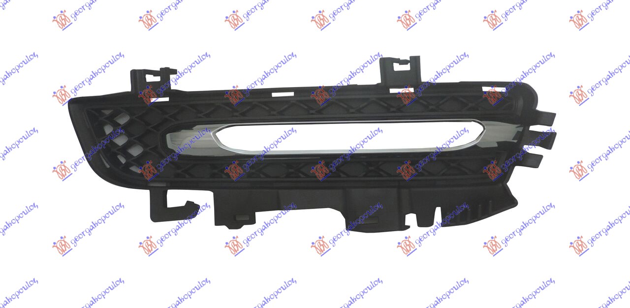 RESETKA PREDNJEG BRANIKA (SA RAVNIM LED DNEVNIM SVETLOM) MERCEDES E CLASS COUPE/CABRIO 2009-2013 (W207)