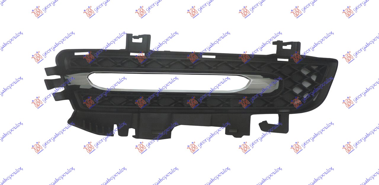 RESETKA PREDNJEG BRANIKA (SA RAVNIM LED DNEVNIM SVETLOM) MERCEDES E CLASS COUPE/CABRIO 2009-2013 (W207)